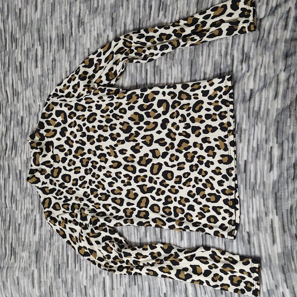 Gaze Leopard Print Mock Turtleneck Sz XS. NWOT - Picture 5 of 7
